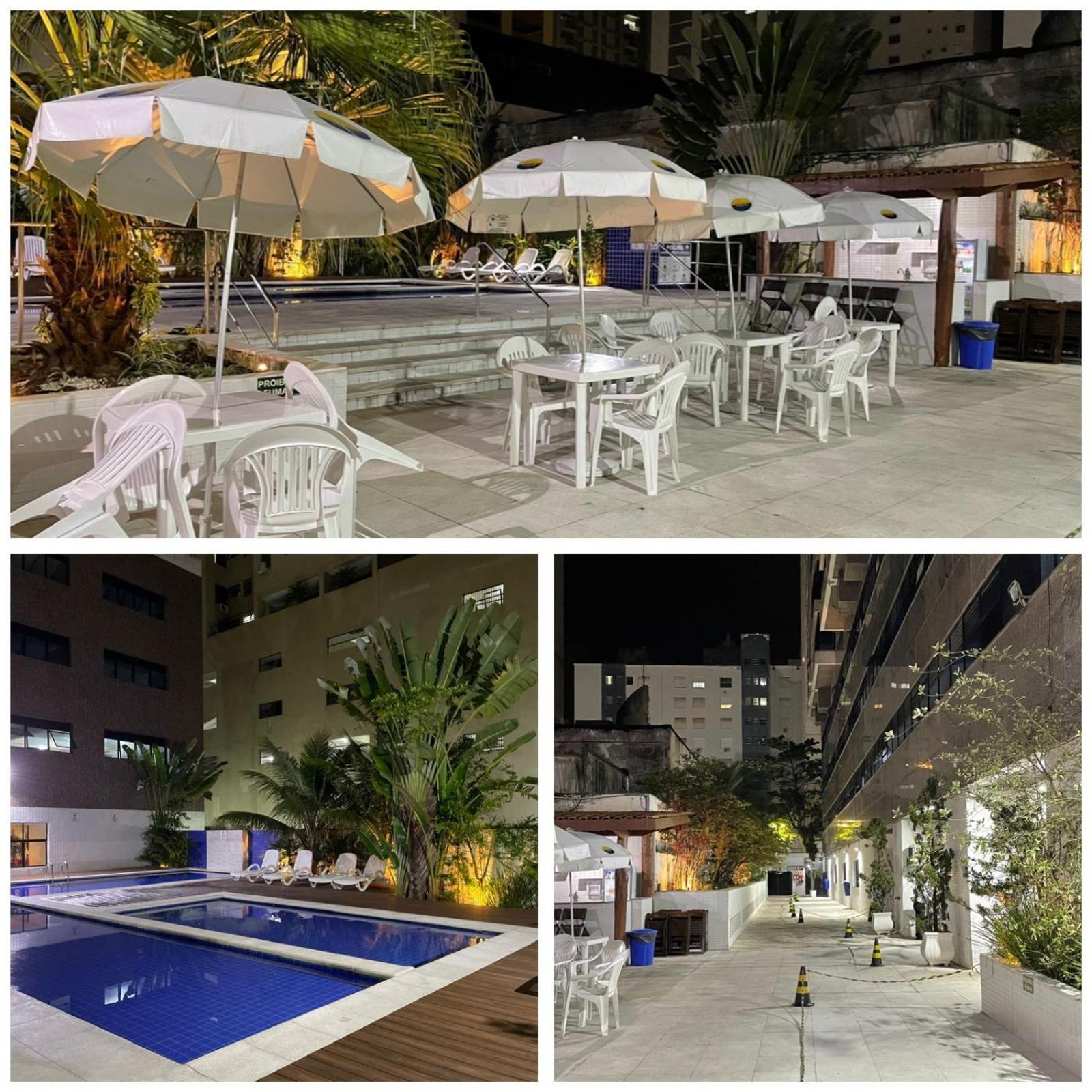 Capitania Varam Apartamento-Flat Com Piscina E Vista Mar Guaruja Pitangueiras Ngoại thất bức ảnh